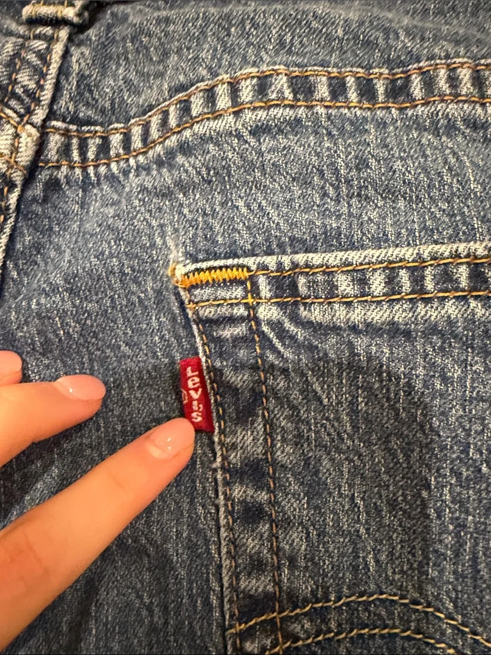 Levi's Men's Straight Leg Blue Denim Jeans